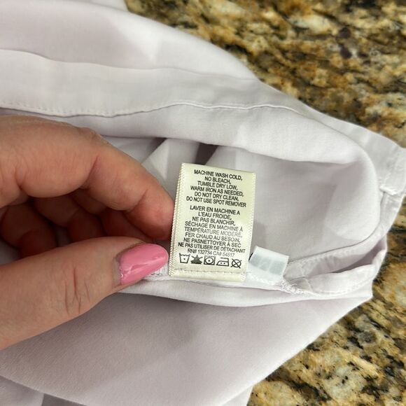 Cloth & Stone Pale Lilac Mock Neck Sleeveless Top Size M - Picture 7 of 10